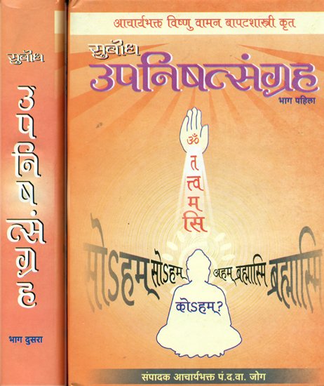 सुबोध उपनिषत्संग्रह: Upanishads in Marathi (According to Shankar Bhashya) (Set of 2 Volumes)